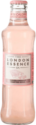 Getränke und Mixer 24 Einheiten Box The London. Essence Rhubarb & Cardamom Soda Kleine Flasche 20 cl