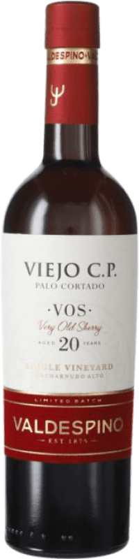 Бесплатная доставка | Крепленое вино Valdespino Palo Cortado Viejo C.P. D.O. Jerez-Xérès-Sherry Андалусия Испания Palomino Fino 20 Лет бутылка Medium 50 cl