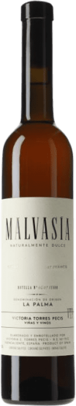 Envío gratis | Vino Blanco Victoria Torres Naturalmente Dulce D.O. La Palma Islas Canarias España Malvasía Botella Medium 50 cl