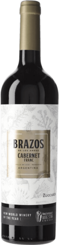 Free Shipping | Red wine Zuccardi Brazos de los Andes I.G. Mendoza Mendoza Argentina Cabernet Franc 75 cl