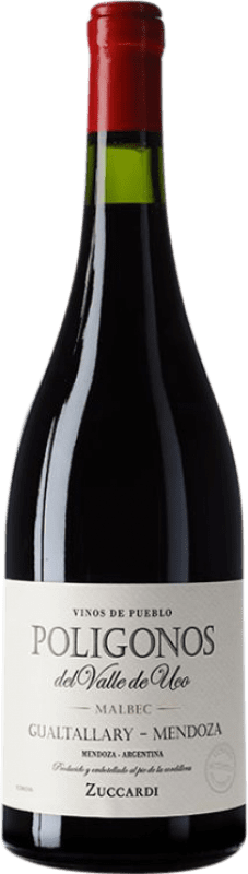 Free Shipping | Red wine Zuccardi Polígonos Gualtallary I.G. Mendoza Mendoza Argentina Malbec 75 cl