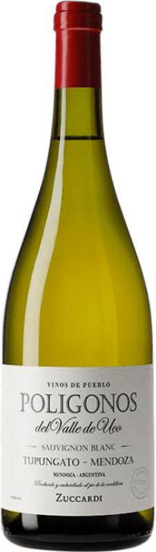 Бесплатная доставка | Белое вино Zuccardi Polígonos Tupungato I.G. Mendoza Мендоса Аргентина Sauvignon White 75 cl