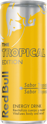 23,95 € | 12個入りボックス 飲み物とミキサー Red Bull Energy Drink Tropical Edition スペイン アルミ缶 25 cl