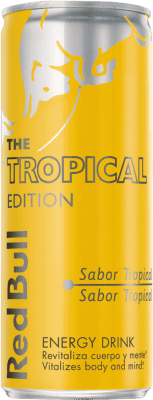 23,95 € | 12 units box Soft Drinks & Mixers Red Bull Energy Drink Tropical Edition Austria Can 25 cl