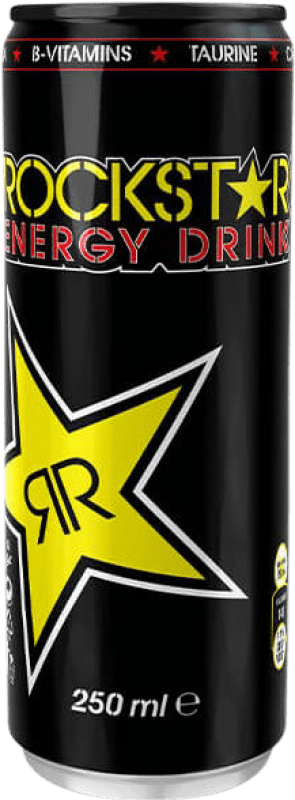 Free Shipping | 24 units box Soft Drinks & Mixers Rockstar. Original Spain Can 25 cl