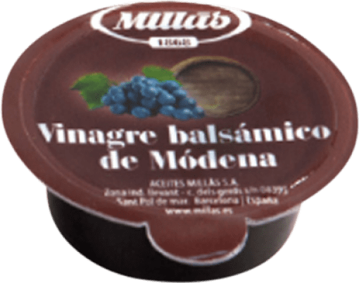 9,95 € | Caixa de 120 unidades Vinagre Sacesa Balsâmico D.O.C. Modena Itália Monodose 1 cl