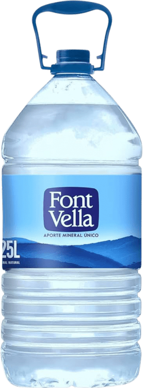 送料無料 | 3個入りボックス 水 Font Vella PET スペイン カラフ 6 L