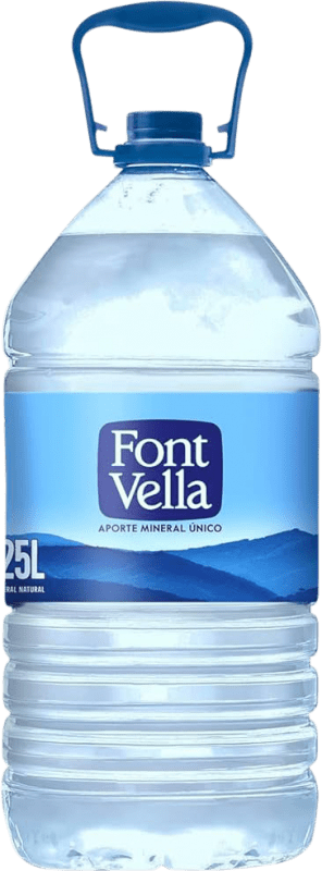 Spedizione Gratuita | Scatola da 3 unità Acqua Font Vella Spagna Tanica 6 L PET