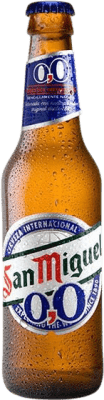 18,95 € | 盒装24个 啤酒 San Miguel 0,0 安达卢西亚 西班牙 小瓶 25 cl 不含酒精
