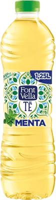 Water 6 units box Font Vella Te Verde Menta 1 L