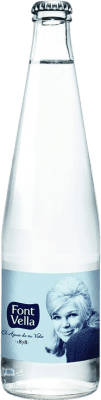 Free Shipping | 24 units box Water Font Vella Spain Third-Liter Bottle 33 cl Glass