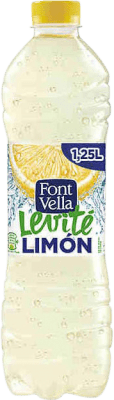 Вода Коробка из 6 единиц Font Vella Levité Limón 1 L