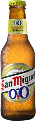 Bier 30 Einheiten Box San Miguel Manzana Kleine Flasche 20 cl