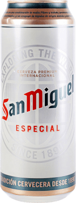 44,95 € Free Shipping | 24 units box Beer San Miguel Can 50 cl