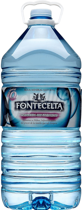 Envoi gratuit | Boîte de 2 unités Eau Fontecelta Galice Espagne Carafe 5 L