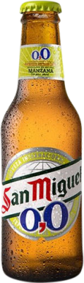 Cerveja Caixa de 24 unidades San Miguel Manzana Garrafa Pequena 25 cl