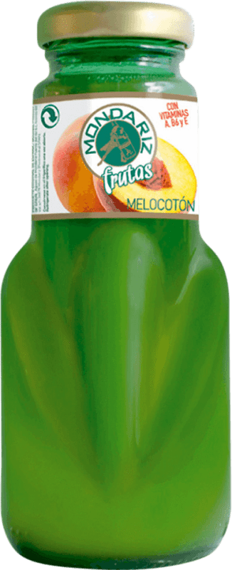 Free Shipping | 24 units box Soft Drinks & Mixers Mondariz Frutas Melocotón Galicia Spain Small Bottle 20 cl