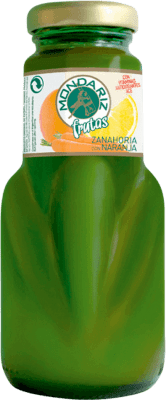 33,95 € | 盒装24个 饮料和搅拌机 Mondariz Frutas Zanahoria y Naranja 加利西亚 西班牙 小瓶 20 cl
