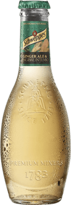 Refrescos e Mixers Caixa de 24 unidades Schweppes Ginger Premium Garrafa Pequena 20 cl