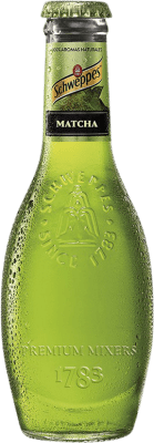 Refrescos e Mixers Caixa de 24 unidades Schweppes Tónica Matcha Garrafa Pequena 20 cl