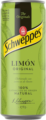 Soft Drinks & Mixers 24 units box Schweppes Limón Can 20 cl