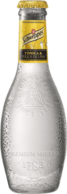 免费送货 | 盒装32个 饮料和搅拌机 Schweppes Tónica Heritage 西班牙 微型瓶 12 cl