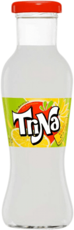 28,95 € Kostenloser Versand | 24 Einheiten Box Softdrinks Trina Drittelliterflasche 33 cl Glas RET Limón — Zitrone