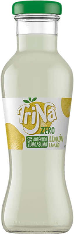 72,95 € Envio grátis | Caixa de 24 unidades Refrigerantes Trina Zero Garrafinha 25 cl Limón — Limão