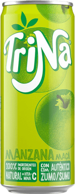 Безалкогольные напитки Коробка из 24 единиц Trina 33 cl Manzana — Яблоко