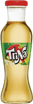 Getränke und Mixer 24 Einheiten Box Trina Manzana Vidrio RET Kleine Flasche 25 cl