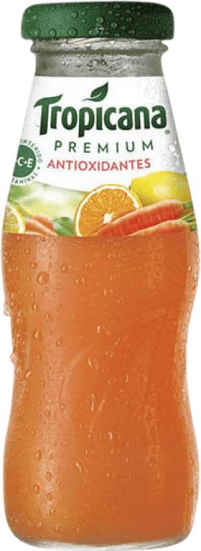 Envio grátis | Caixa de 24 unidades Refrigerantes Tropicana Antioxidante Espanha Garrafinha 20 cl Tropical
