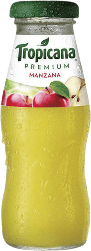 39,95 € Kostenloser Versand | 24 Einheiten Box Softdrinks Tropicana Manzana Kleine Flasche 20 cl