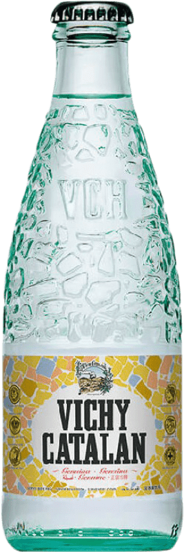 28,95 € 送料無料 | 24個入りボックス 水 Vichy Catalan Gas Vidrio 小型ボトル 25 cl