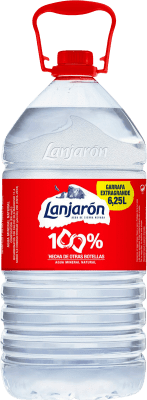 水 盒装3个 Lanjarón 玻璃瓶 6 L PET 塑料