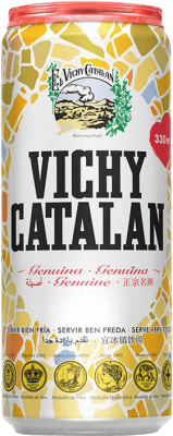 29,95 € Free Shipping | 24 units box Water Vichy Catalan Original Can 33 cl