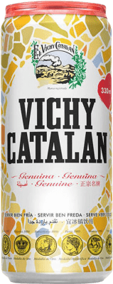 29,95 € | Коробка из 24 единиц Вода Vichy Catalan Original Каталония Испания Банка 33 cl