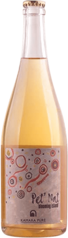 Envoi gratuit | Vin Mousseux Rosé Kamara Blooming Island Rosé, Pét-Nat Pétillant Naturel Grèce Malagousia, Assyrtiko 75 cl
