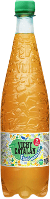 Água Caixa de 6 unidades Vichy Catalan Fruit Mineral Natural 1 L PET Manzana — Maçã