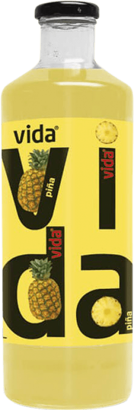 Free Shipping | 12 units box Soft Drinks & Mixers Vida Zumo Piña Spain 1 L