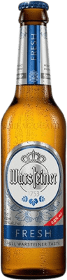 Bier 24 Einheiten Box Warsteiner. 0,0 Drittel-Liter-Flasche 33 cl Alkoholfrei