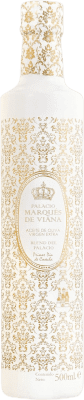 Envío gratis | Aceite de Oliva Palacio Marqués de Viana Blanca España Botella Medium 50 cl