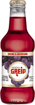 66,95 € Envio grátis | Caixa de 24 unidades Refrescos e Mixers Greip Mosto Tinto Garrafa Pequena 20 cl