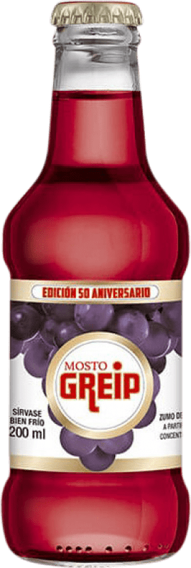 Envoi gratuit | Boîte de 24 unités Boissons Fraîches Greip Mosto Tinto — Rouge Espagne Petite Bouteille 20 cl