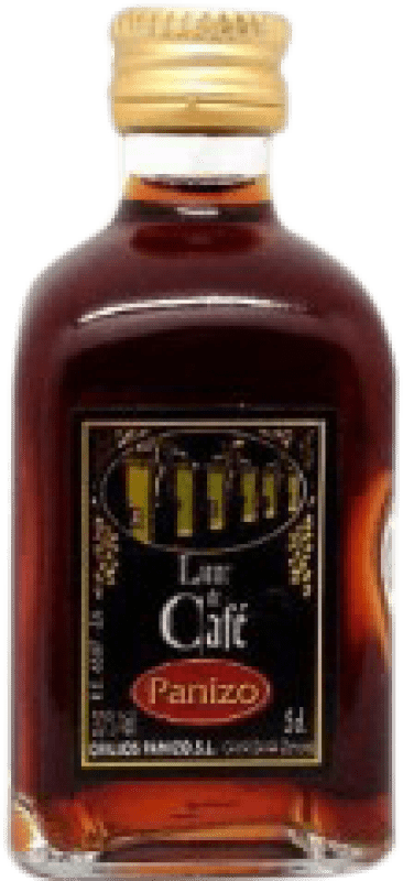 1,95 € | Eau-de-vie Orujo Panizo Castille et Leon Espagne Mini-Bouteille 5 cl Café