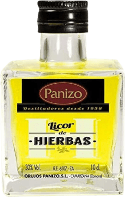 Herbal liqueur Panizo Orujo Miniature Bottle 5 cl