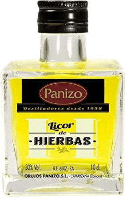 1,95 € | 草药利口酒 Panizo Orujo 卡斯蒂利亚莱昂 西班牙 微型瓶 5 cl