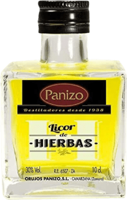 2,95 € Бесплатная доставка | Травяной ликёр Panizo Orujo миниатюрная бутылка 5 cl