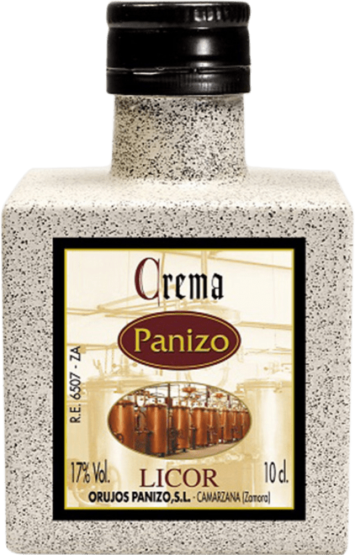 Free Shipping | Liqueur Cream Panizo Cubo Castilla y León Spain Miniature Bottle 10 cl