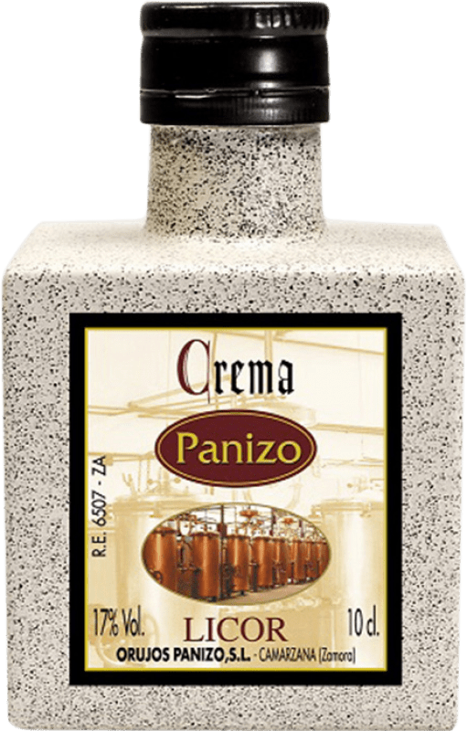 Kostenloser Versand | Sahnelikör Panizo Cubo Kastilien und León Spanien Miniaturflasche 10 cl Kostenloser Versand | Sahnelikör Panizo Cubo Kastilien und León Spanien Miniaturflasche 10 cl