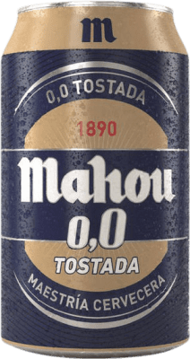 Пиво Коробка из 24 единиц Mahou Tostada 0,0 33 cl